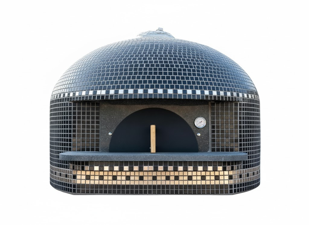 Forno Pronta Consegna Mosaico Azzurro/Oro
